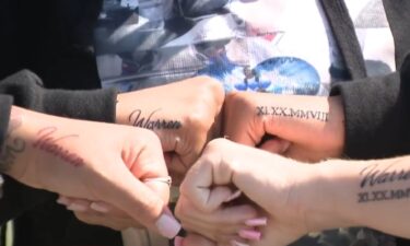 A group of friends got tattoos to honor 15-year-old Warren Grant