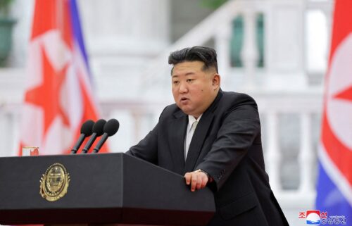 North Korean leader Kim Jong Un in Pyongyang in a photo released by North Korea's official Korean Central News Agency on September 10