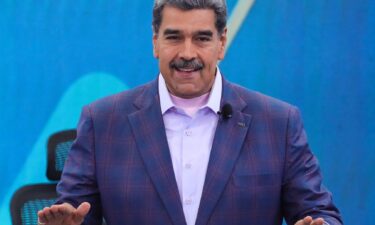 Venezuela's President Nicolas Maduro appears on his regular Monday TV show "Con Maduro+