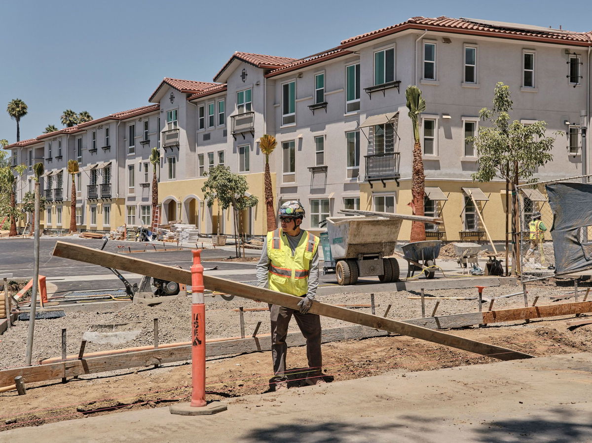 <i>Philip Cheung/The New York Times/Redux via CNN Newsource</i><br/>Housing for veterans is under construction in July at the VA campus in West Los Angeles.