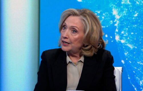 Former Secretary of State Hillary Clinton speaks with CNN's Fareed Zakaria on September 19.