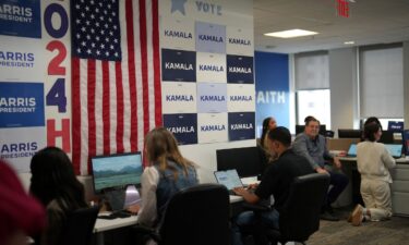 Vice President Kamala Harris' campaign headquarters in Wilmington