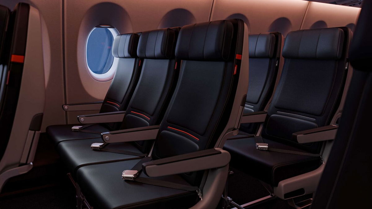 Calming lighting and breathable, engineered leather seats in a darker color palette are part of the new Main cabin design.