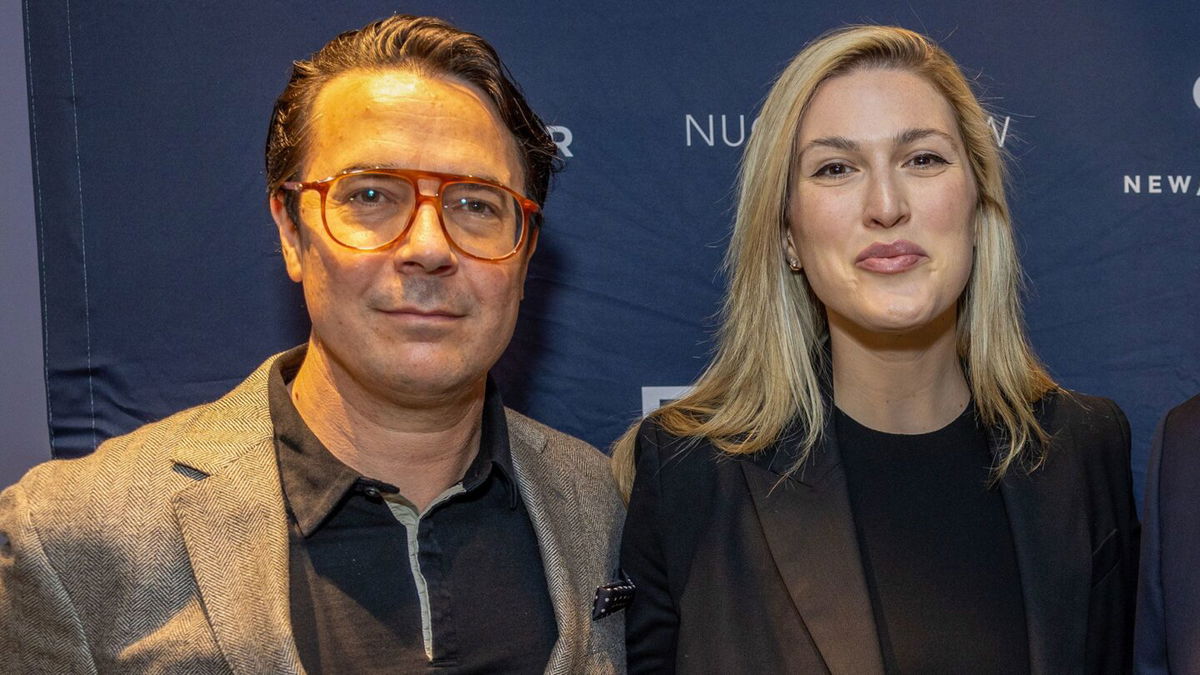 Ryan Lizza and Olivia Nuzzi attend the screening of 